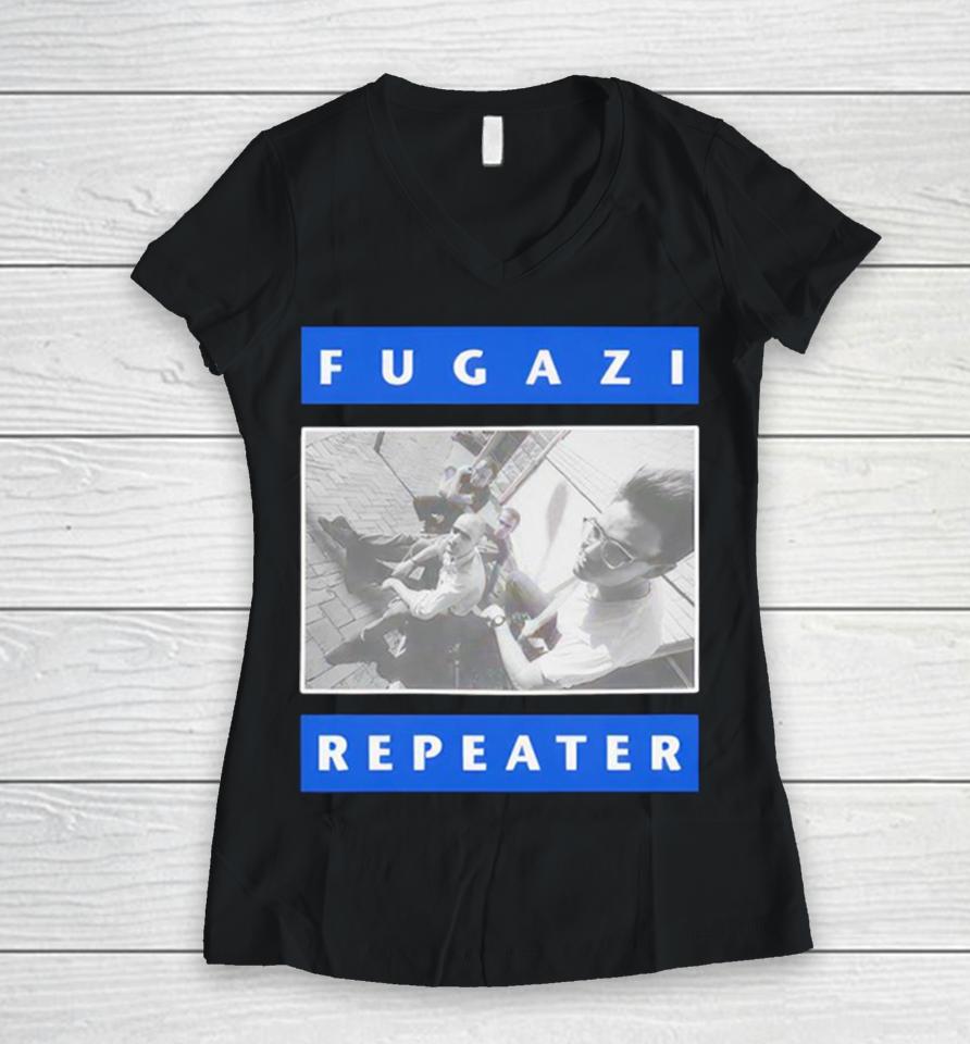 Fugazi Repeater Women V-Neck T-Shirt