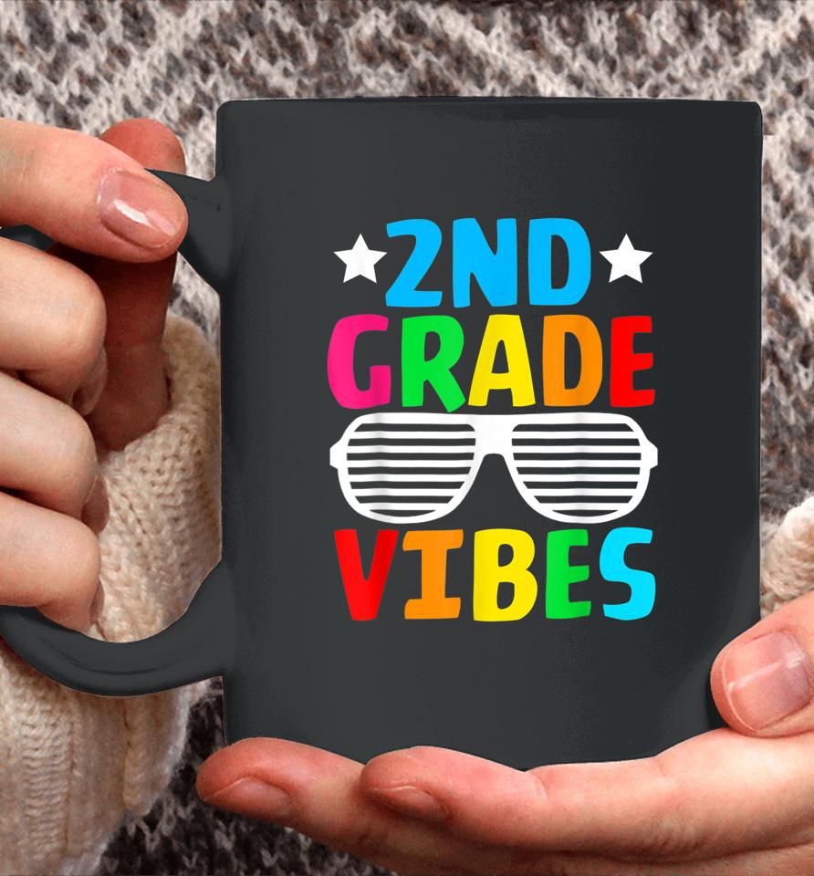 Funny 2Nd Grade Vibes First Day Of School Back To School Coffee Mug