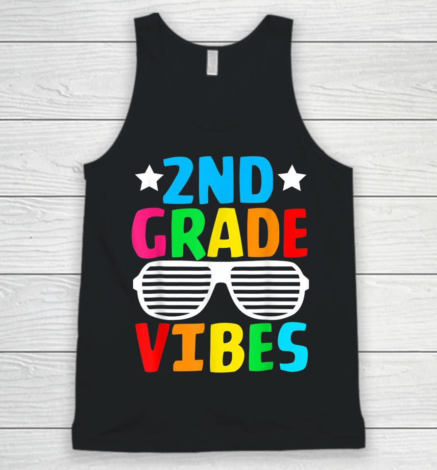 Funny 2Nd Grade Vibes First Day Of School Back To School Unisex Tank Top