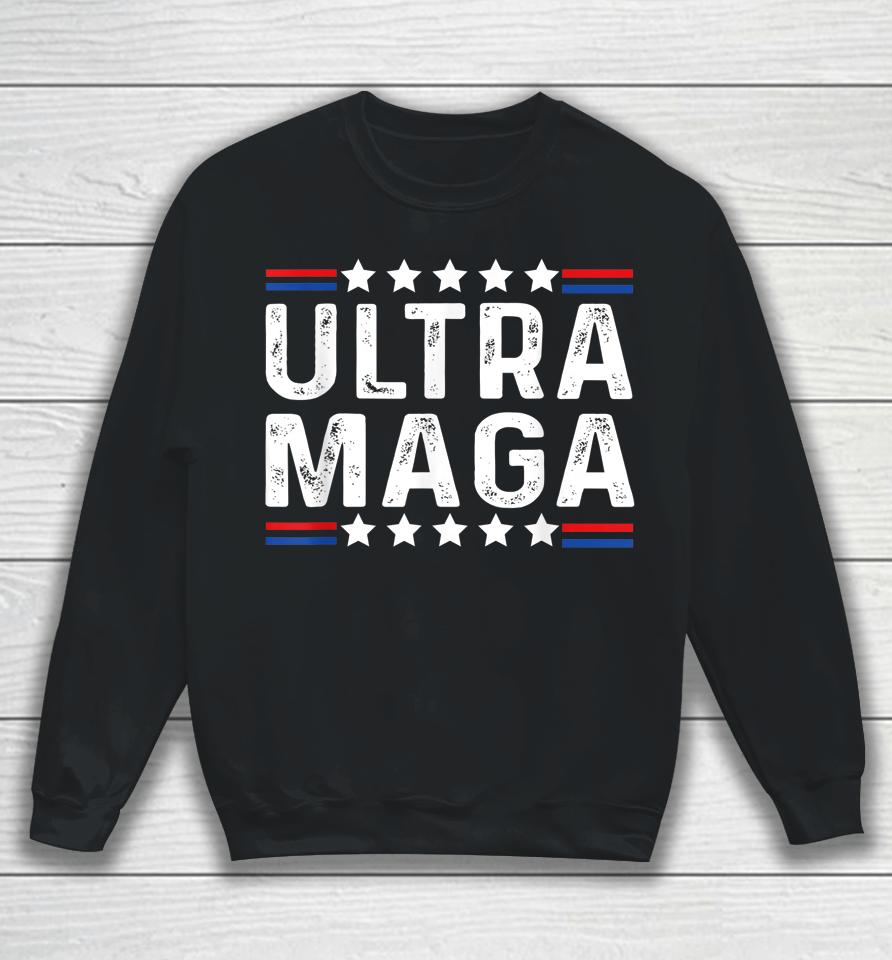 Funny Anti Joe Biden Vintage Ultra Maga Sweatshirt
