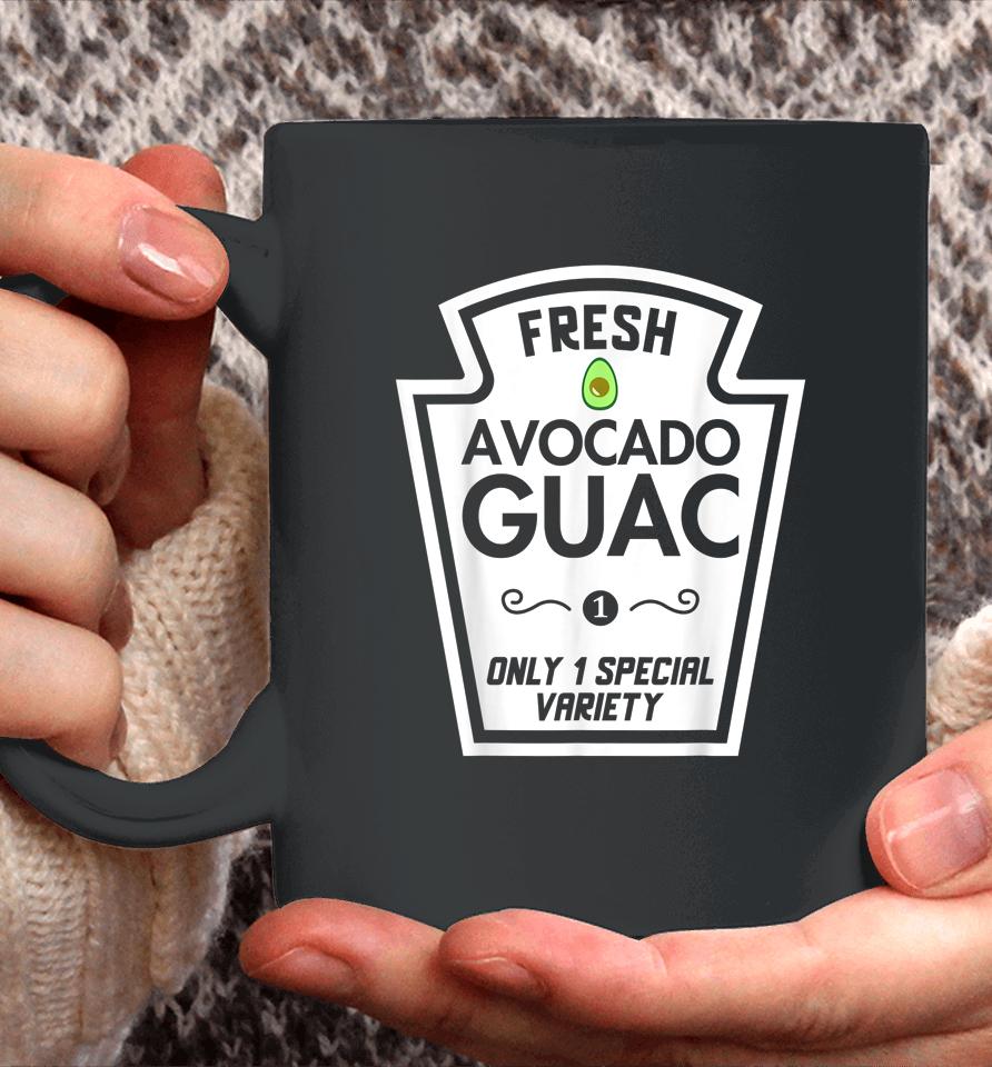 Funny Avocado Guac Group Condiments Halloween Diy Costume Coffee Mug