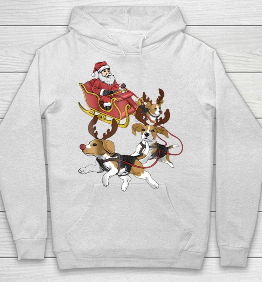 Funny Beagle Christmas For Cute Dog Lovers Hoodie