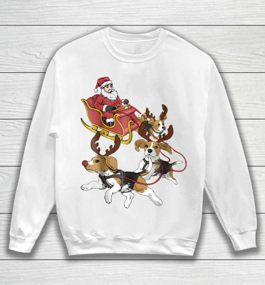 Funny Beagle Christmas For Cute Dog Lovers Sweatshirt