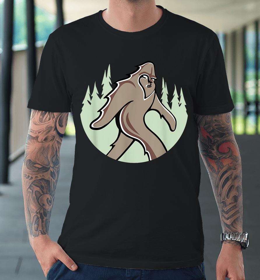 Funny Bigfoot - Sasquatch Art Premium T-Shirt