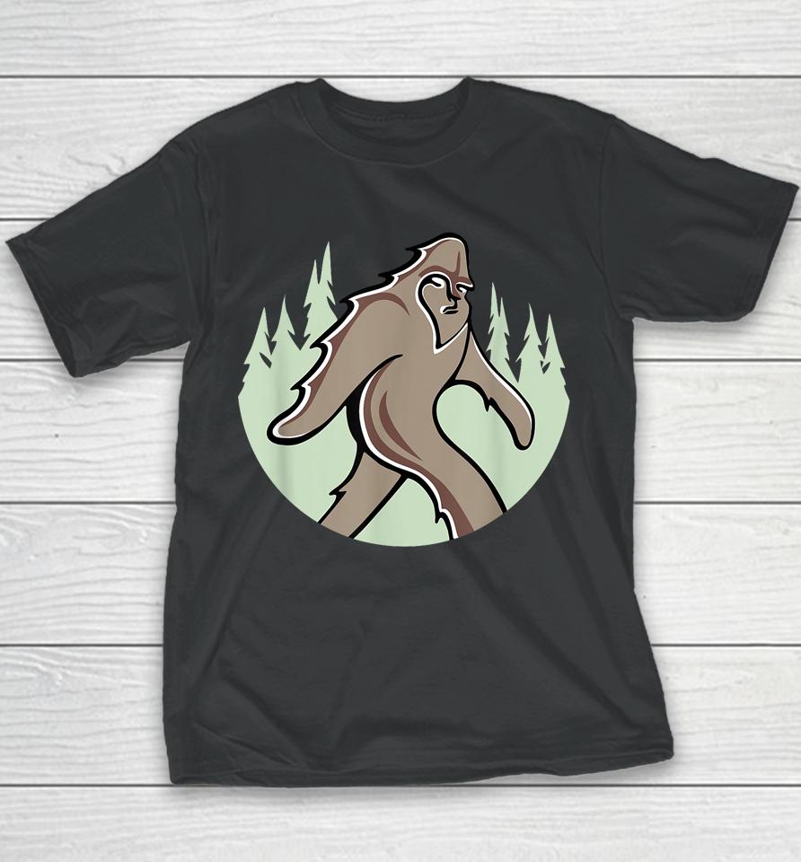 Funny Bigfoot - Sasquatch Art Youth T-Shirt