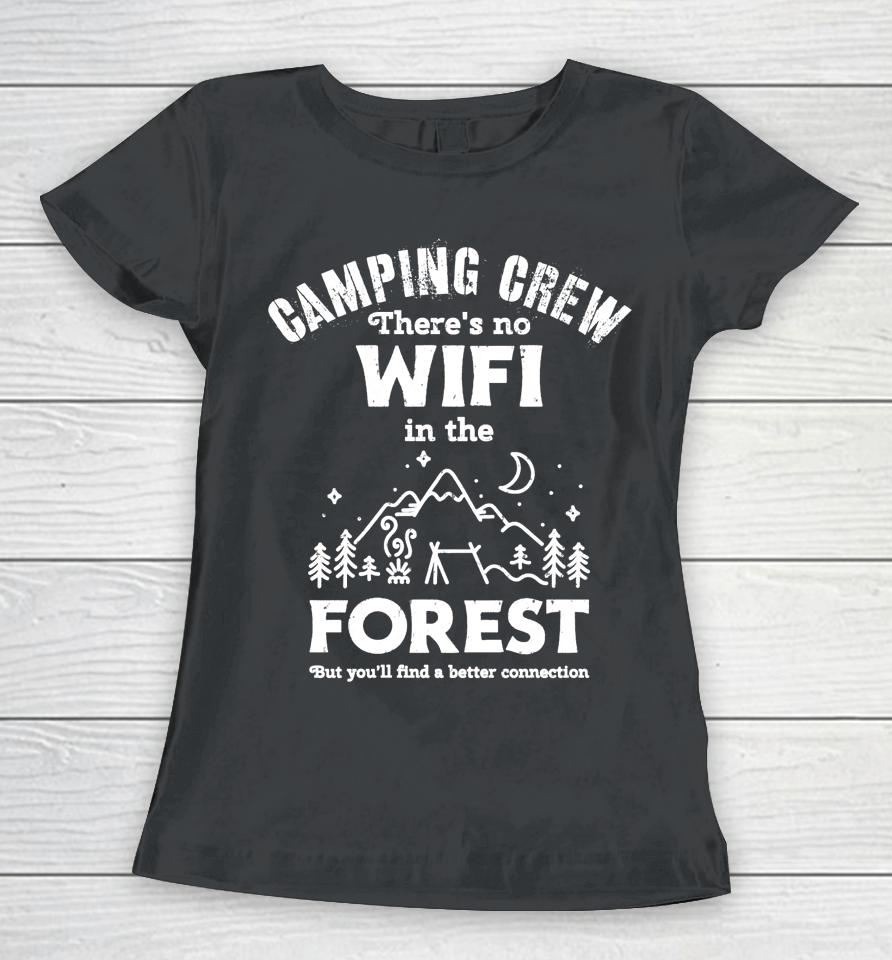 Funny Camping Crew Family Outdoor Vacation Matching Gift Women T-Shirt