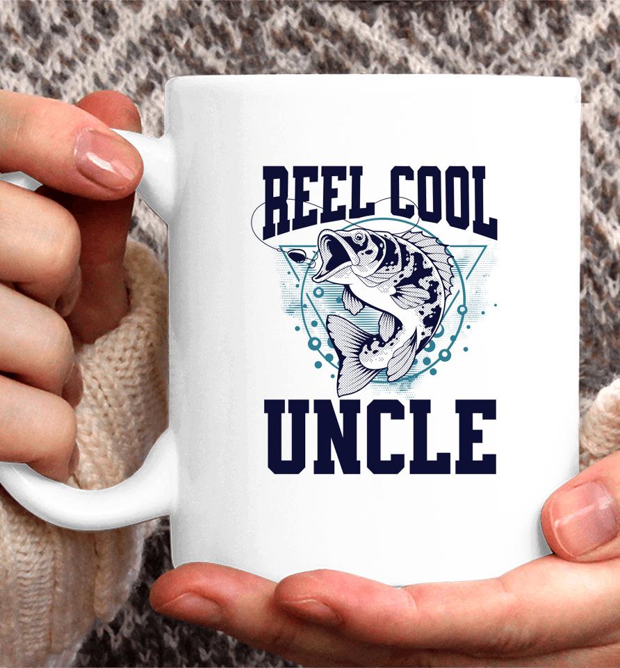 Funny Fishing Reel Cool Uncle Outdoors Coffee Mug