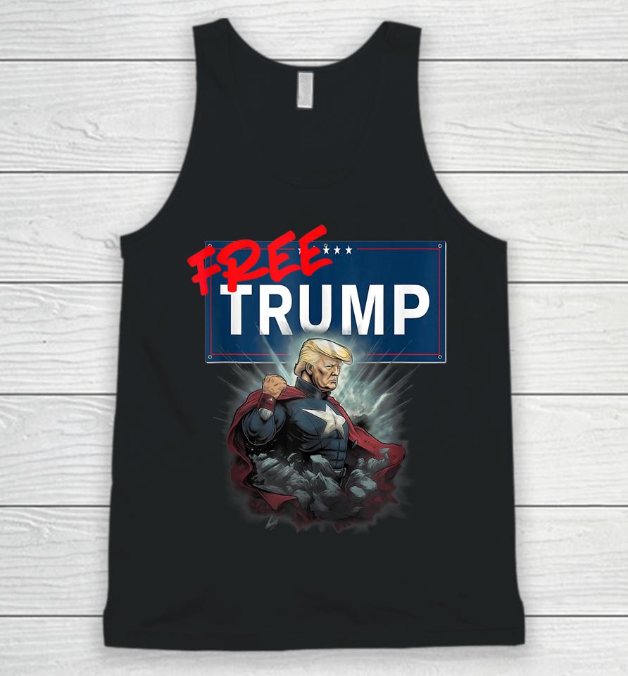 Funny Free Trump Protest Political Support Election Activist Unisex Tank Top