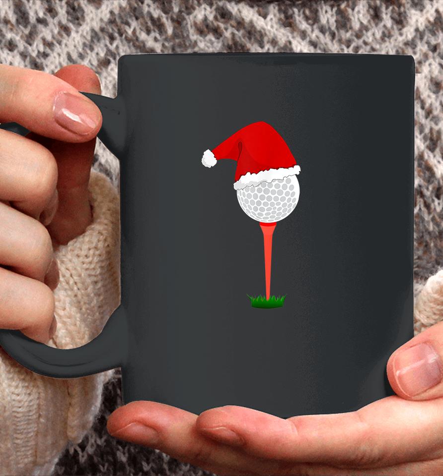 Funny Golf Ball Christmas Coffee Mug