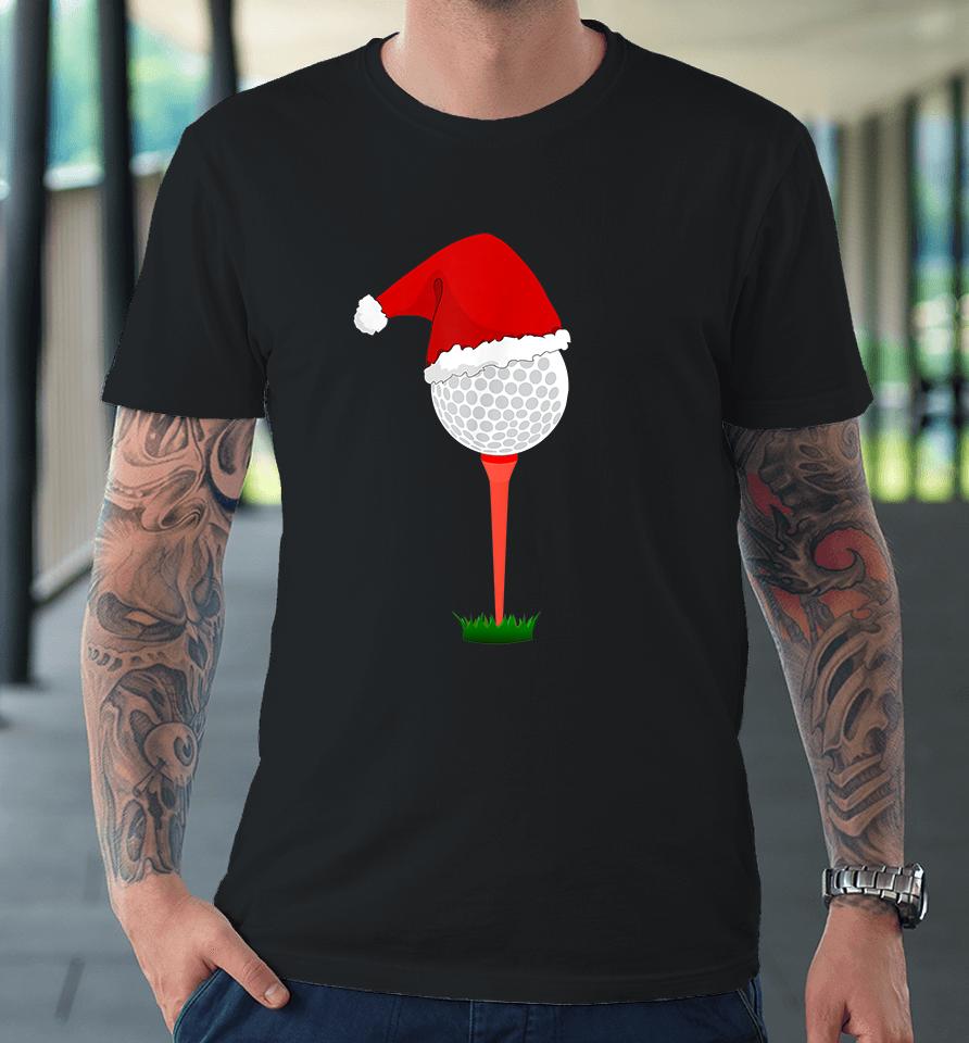 Funny Golf Ball Christmas Premium T-Shirt