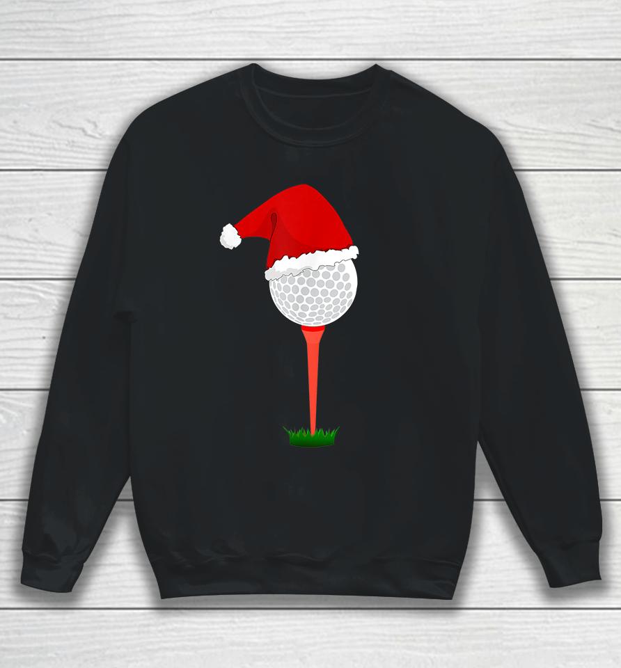 Funny Golf Ball Christmas Sweatshirt