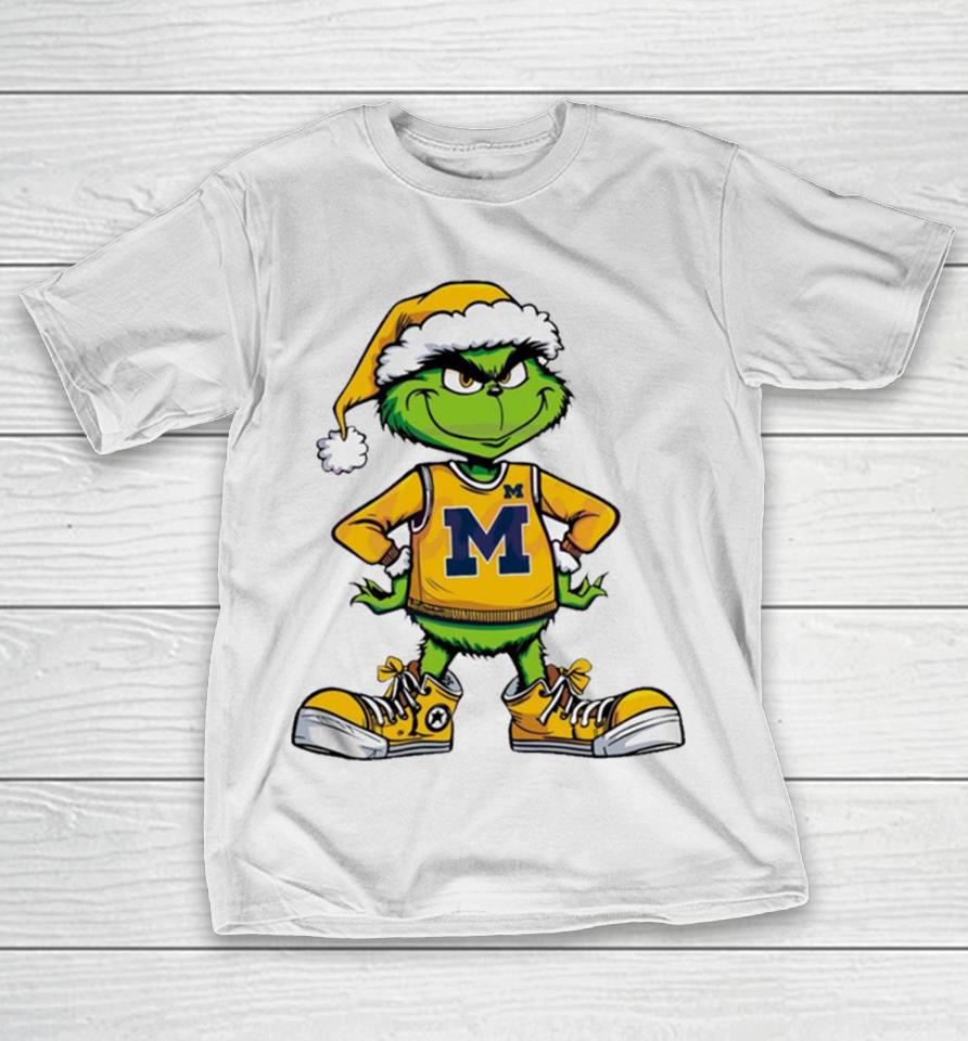 Funny Grinch Michigan Wolverines Ncaa T-Shirt