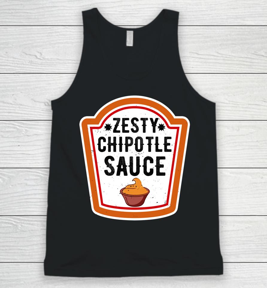 Funny Group Halloween Costume Chipotle Sauce Group Condiment Unisex Tank Top
