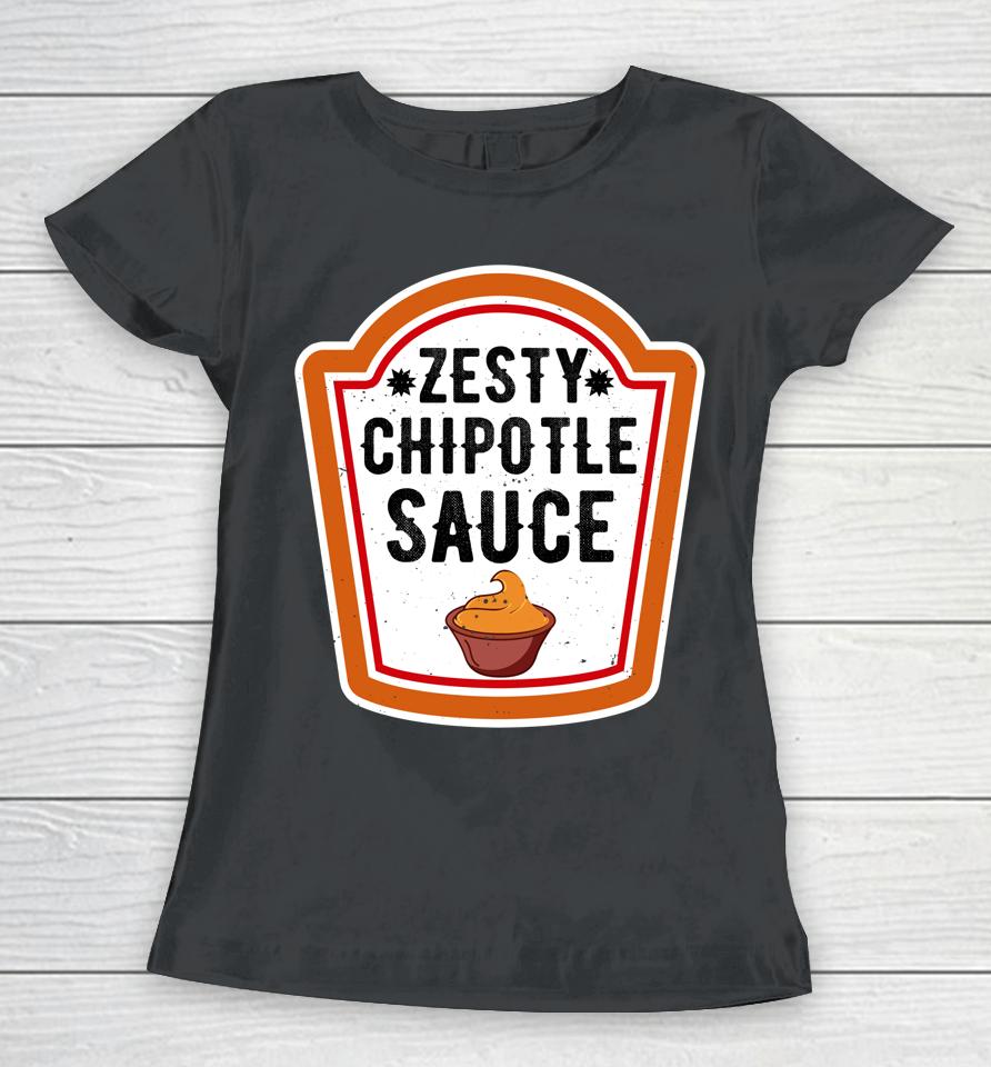 Funny Group Halloween Costume Chipotle Sauce Group Condiment Women T-Shirt