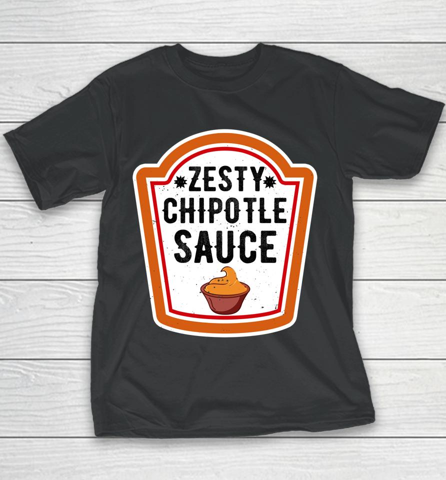 Funny Group Halloween Costume Chipotle Sauce Group Condiment Youth T-Shirt