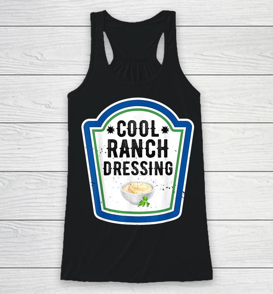 Funny Group Halloween Costume Ranch Dressing Group Condiment Racerback Tank