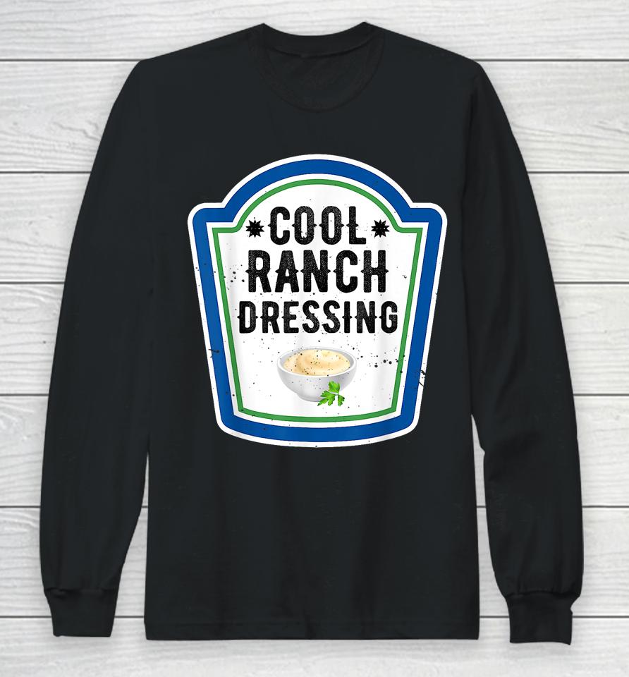 Funny Group Halloween Costume Ranch Dressing Group Condiment Long Sleeve T-Shirt