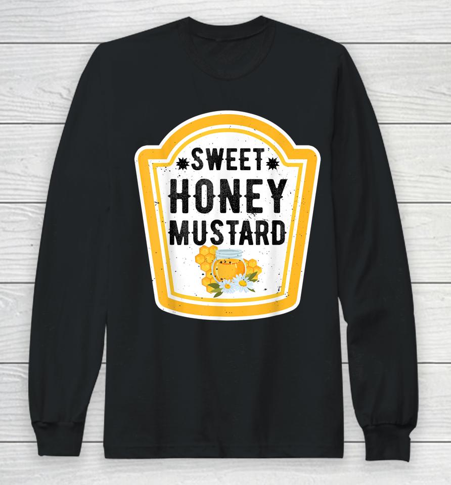 Funny Group Halloween Costume Sweet Honey Mustard Condiment Long Sleeve T-Shirt