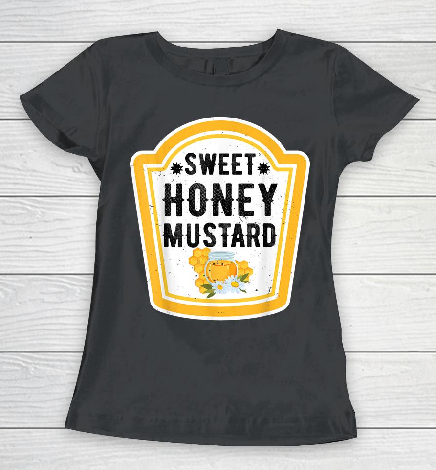 Funny Group Halloween Costume Sweet Honey Mustard Condiment Women T-Shirt