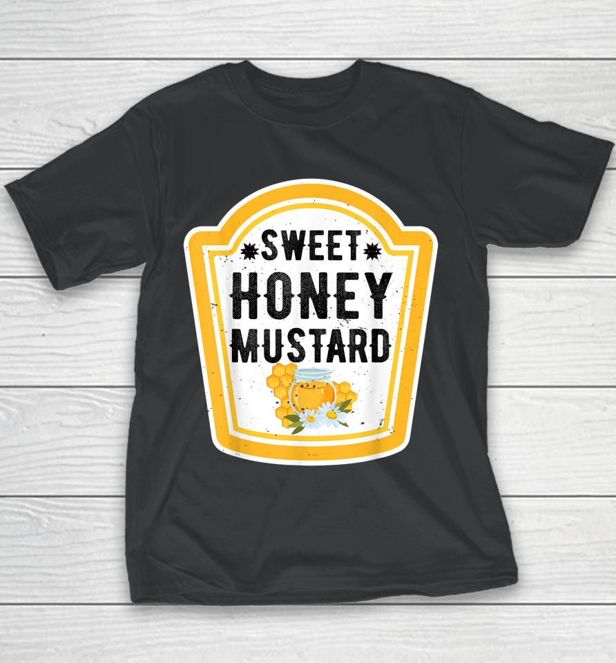 Funny Group Halloween Costume Sweet Honey Mustard Condiment Youth T-Shirt