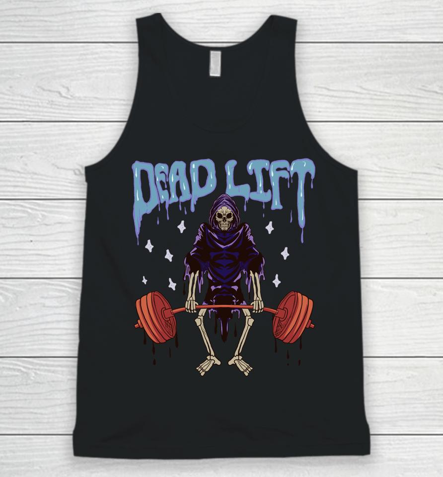 Funny Gym - Grim Reaper Deadlift Workout - Occult Unisex Tank Top