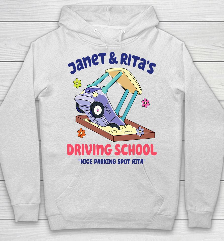 Funny Janet And Rita Driving School Nice Parking Spot Rita Hoodie