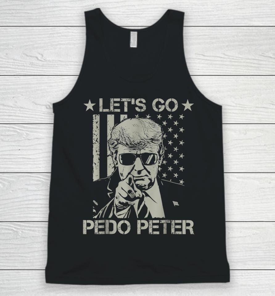 Funny Joe Biden Anti Biden Let's Go Pedo Peter Unisex Tank Top