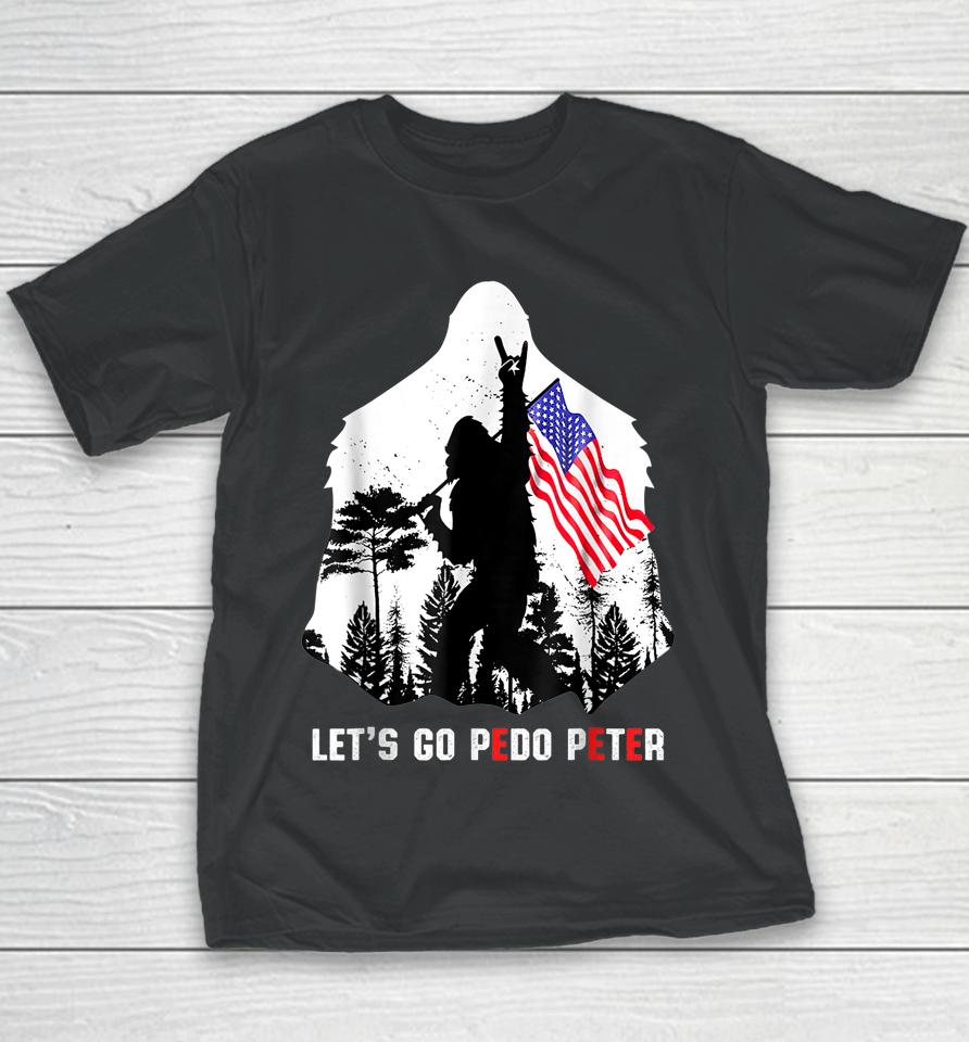 Funny Joe Biden Anti Biden Let's Go Pedo Peter Youth T-Shirt