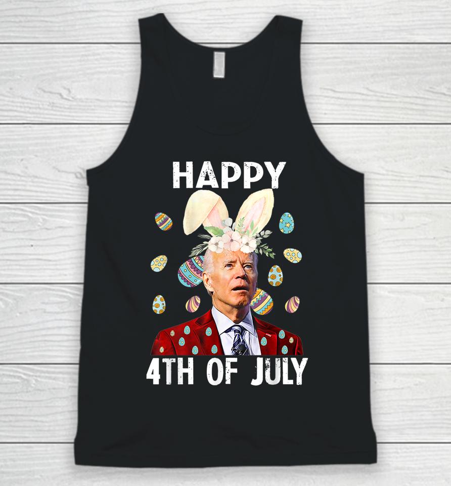 Funny Joe Biden Happy 4Th Of July Confused Easter Day Unisex Tank Top