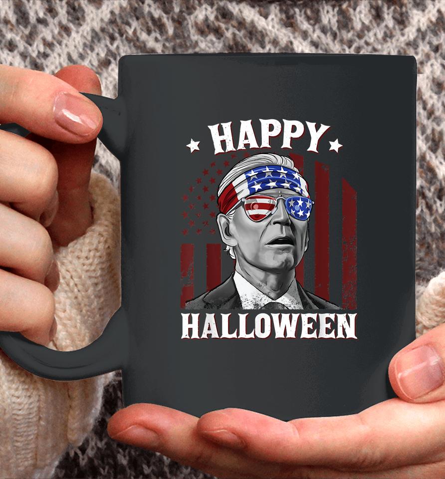 Funny Joe Biden Happy Halloween Confused 4Th Of July 2022 Coffee Mug