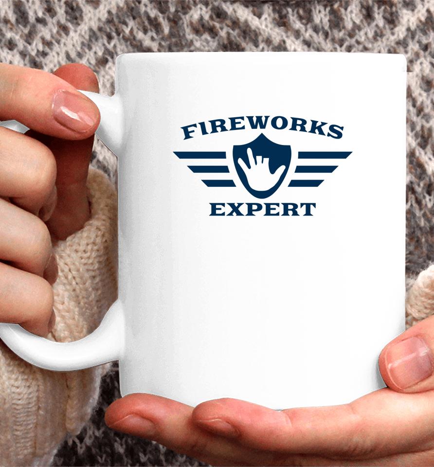 Funny July 4Th New Years Eve Day Fireworks Expert Coffee Mug