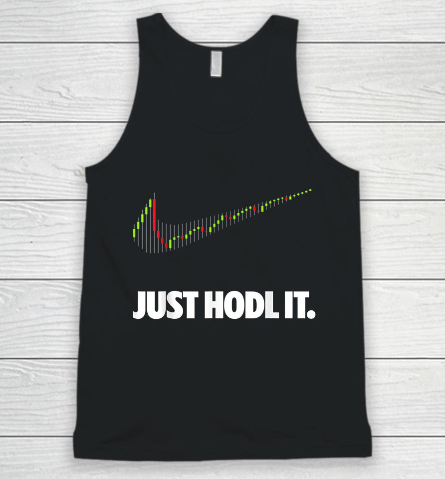 Funny Just Hold It Cryptocurrency Unisex Tank Top