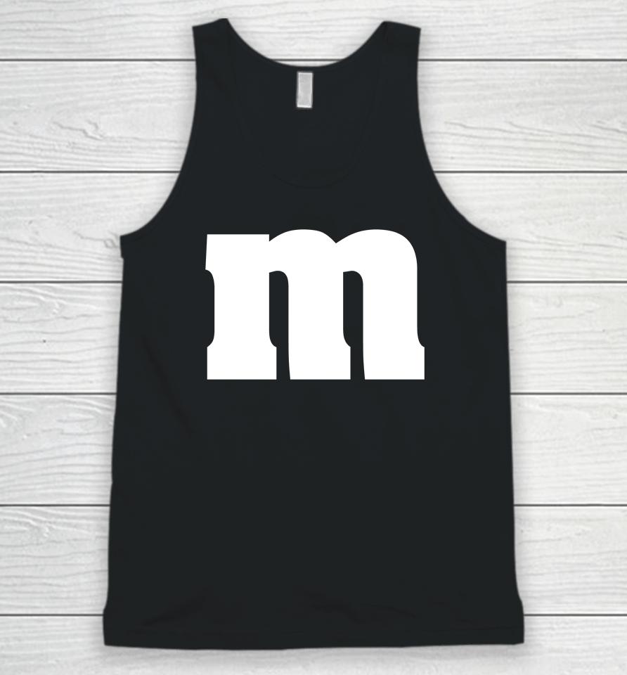 Funny Letter M Groups Halloween 2023 Team Groups Costume Unisex Tank Top