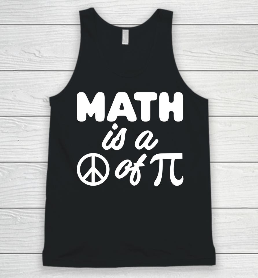 Funny Pi Math Science Teacher 3 14 Funny Pi Day Lovers Unisex Tank Top