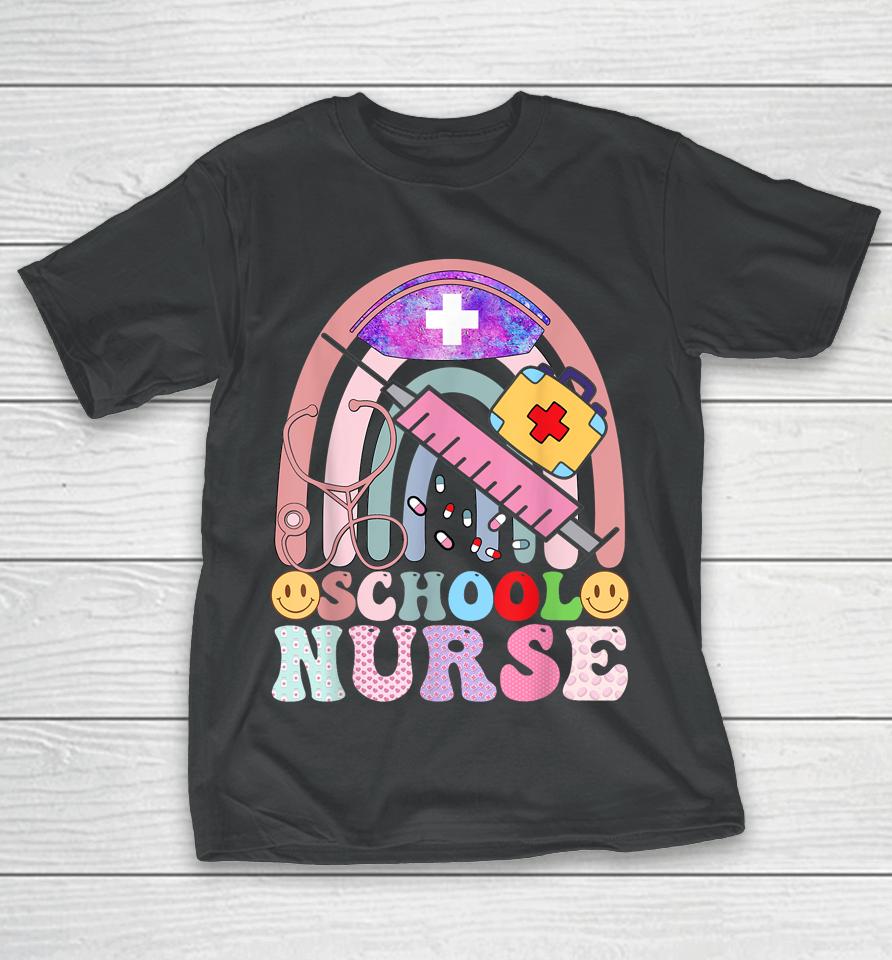 Funny School Nurse Graphic Tees Tops Back To School T-Shirt