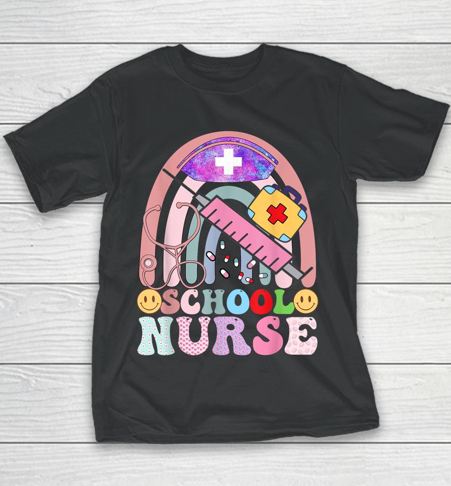 Funny School Nurse Graphic Tees Tops Back To School Youth T-Shirt