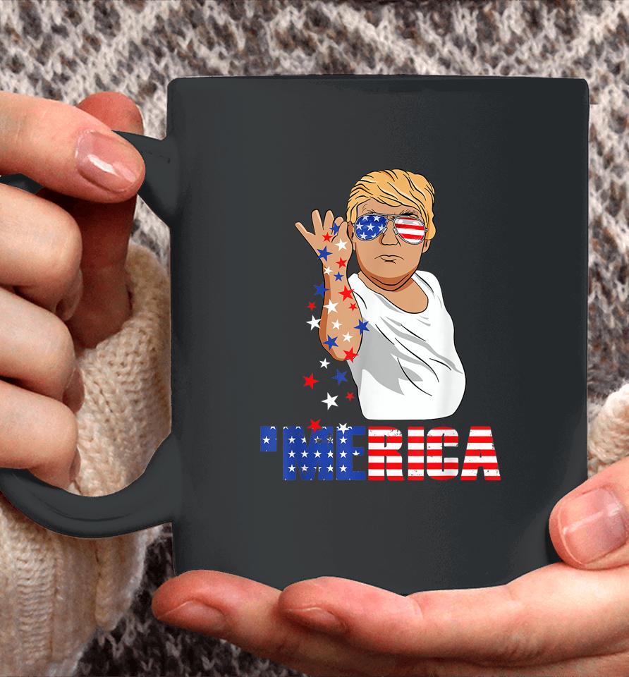 Funny Trump Salt Merica Freedom 4Th Of July Gifts Coffee Mug