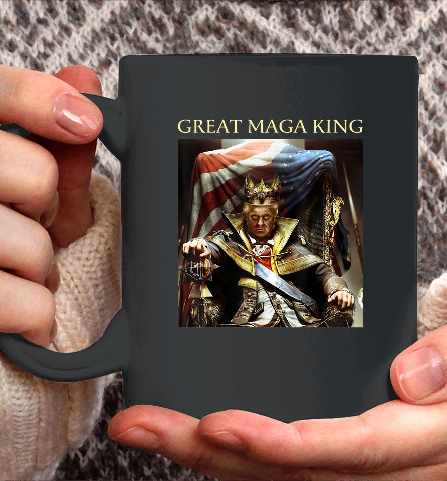 Funny Ultra Maga T Shirt Trump The Great Maga King Coffee Mug