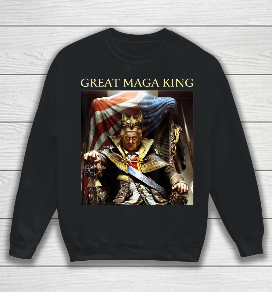 Funny Ultra Maga T Shirt Trump The Great Maga King Sweatshirt