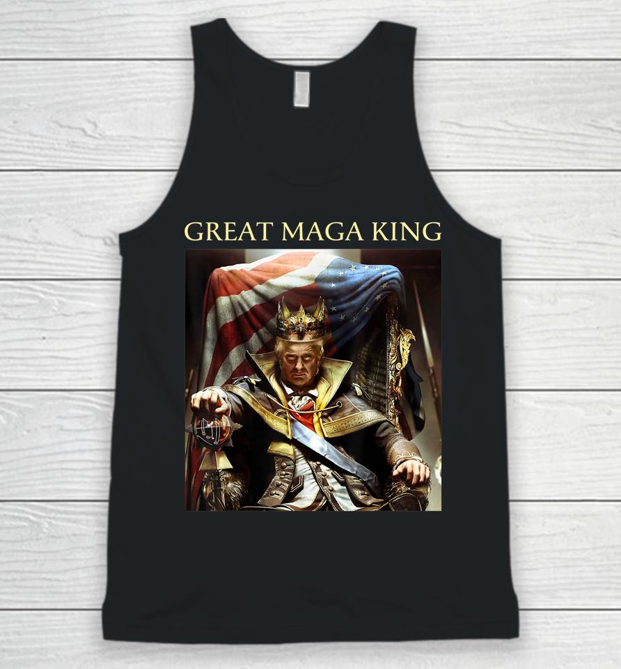Funny Ultra Maga T Shirt Trump The Great Maga King Unisex Tank Top