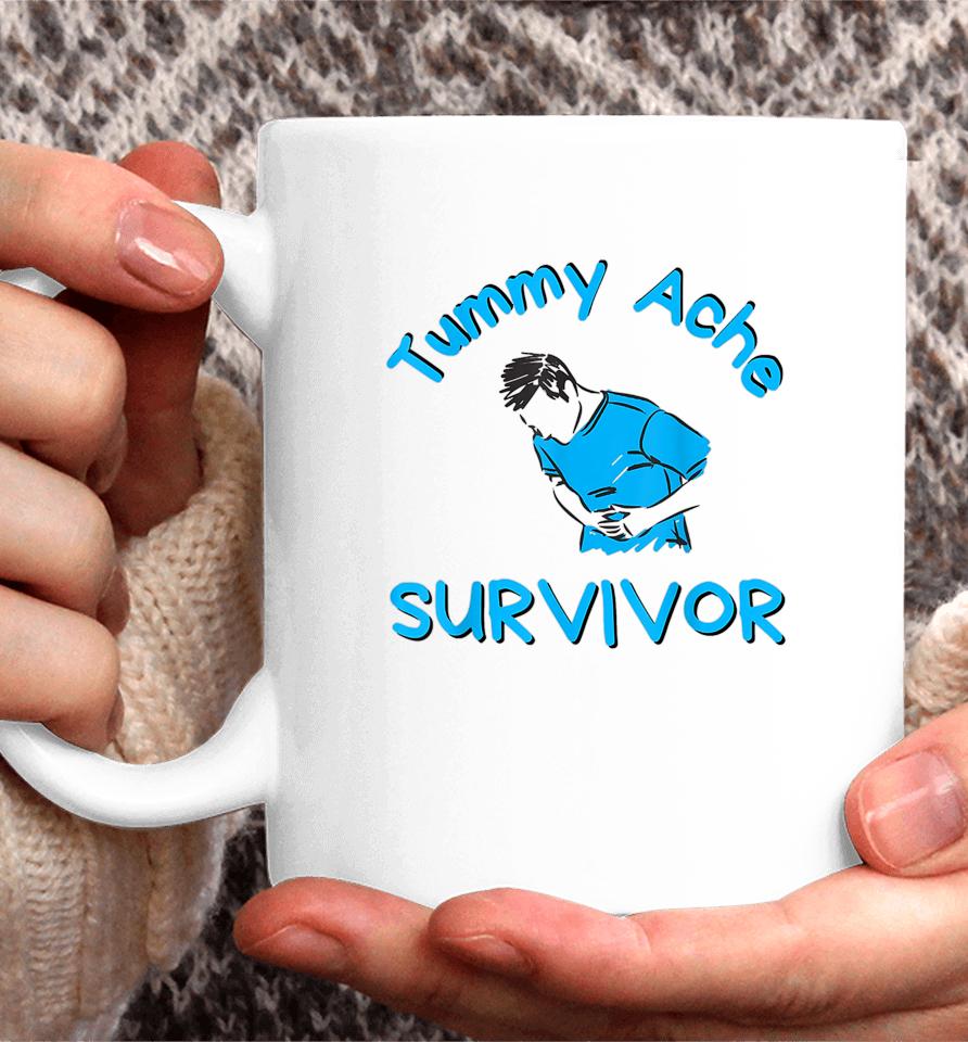 Funny Vintage Tummy Ache Survivor My Stomach Hurts Coffee Mug