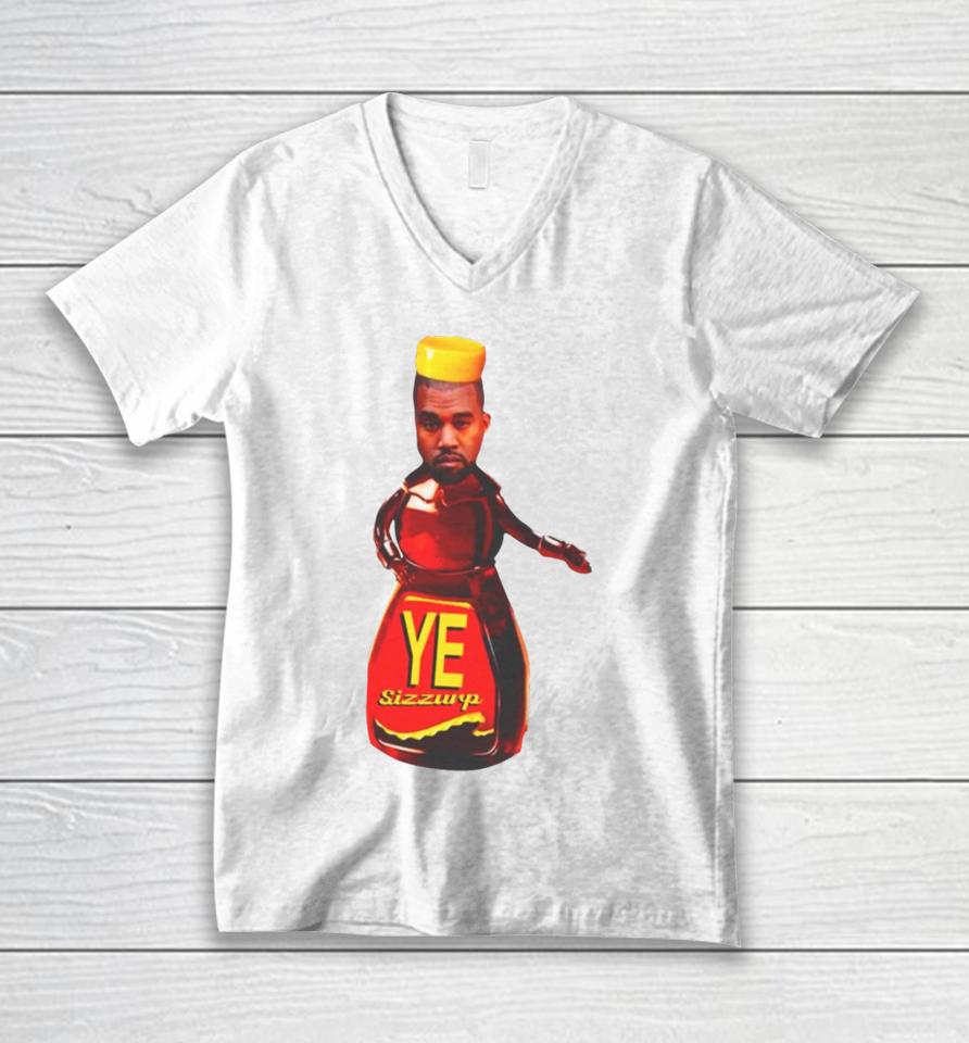 Funnyahhtees Ye Sizzurp Unisex V-Neck T-Shirt
