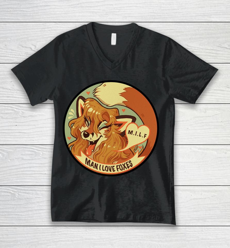 Furaffinity Moth Prout Milf Man I Love Foxes Classic Unisex V-Neck T-Shirt