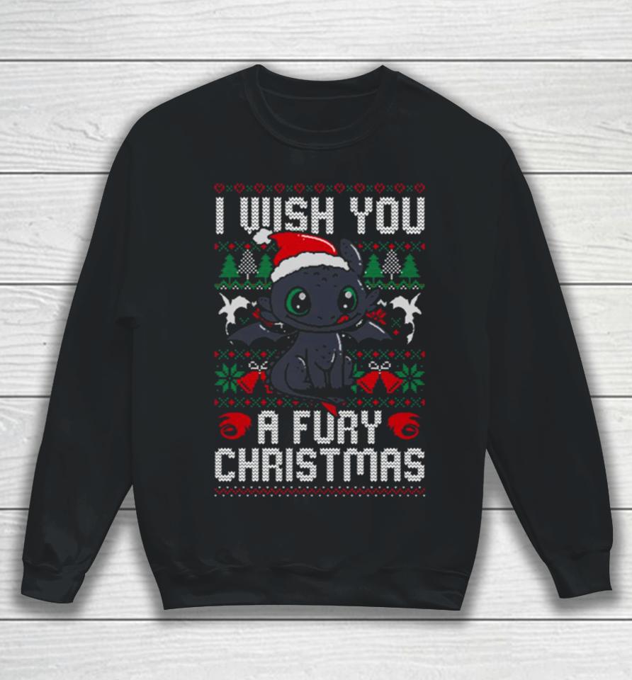 Fury Christmas Toothless Ugly Sweatshirt