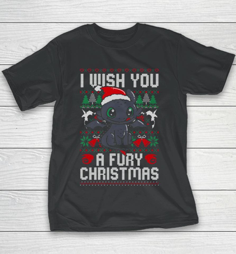Fury Christmas Toothless Ugly Youth T-Shirt
