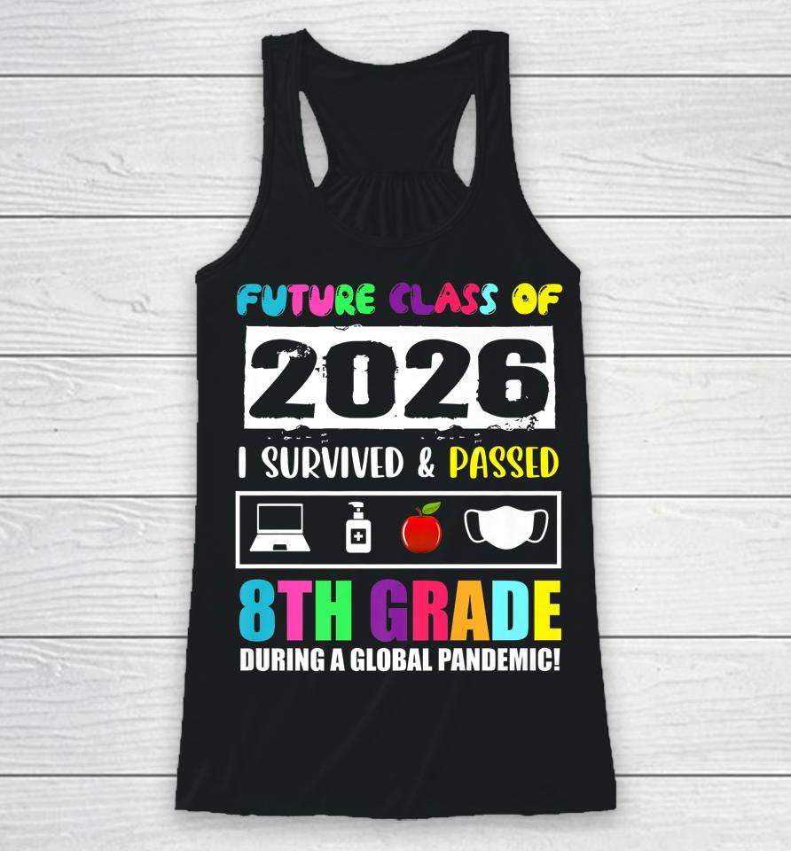 Future Class Of 2026 8Th Grade Funny Student Graduation 2022 Racerback Tank