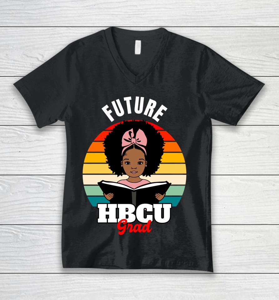 Future Hbcu Grad Black History Pride Unisex V-Neck T-Shirt