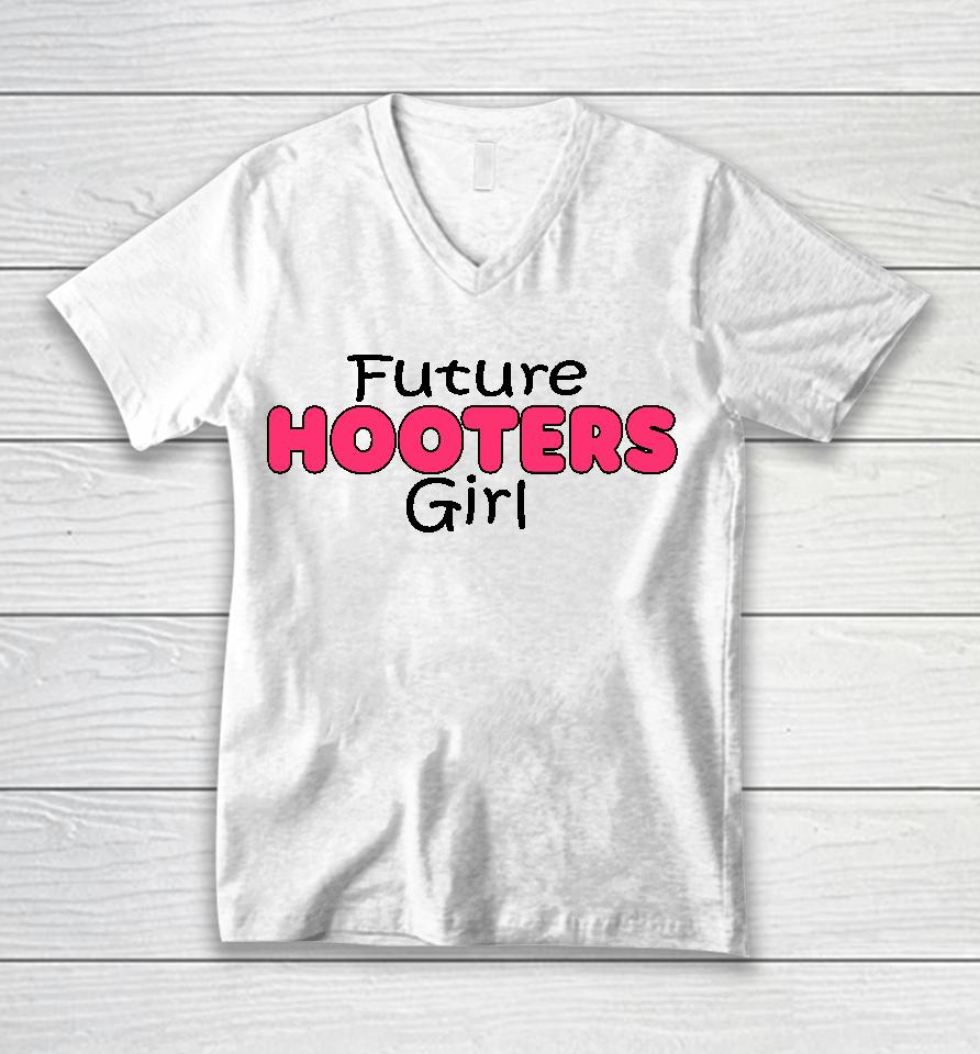 Future Hooters Girl Unisex V-Neck T-Shirt