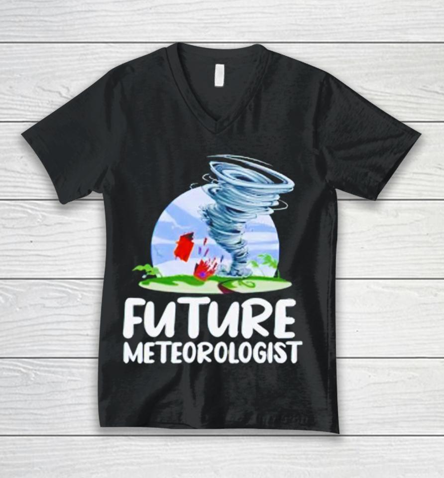 Future Meteorologist Science Weather Unisex V-Neck T-Shirt