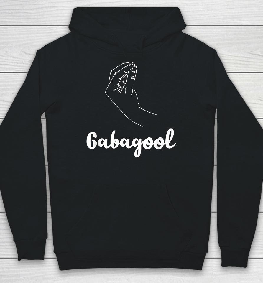 Gabagool Italian American Meat With Hand Sign Funny Hoodie